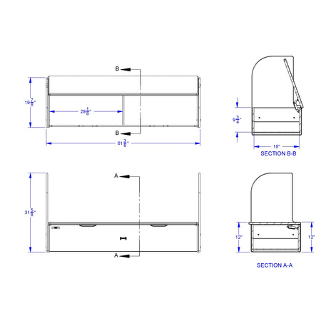 Jonti-Craft® iRise® Deluxe IWB Step - 60", 12" Ht