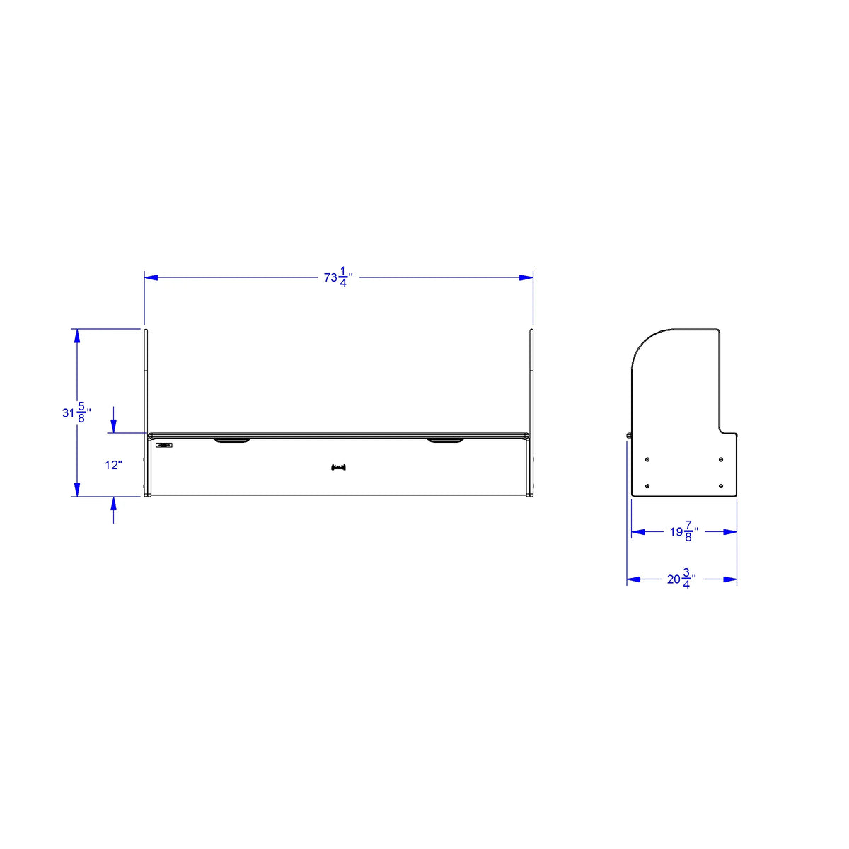 Jonti-Craft® iRise® Deluxe IWB Step - 72", 12" Ht