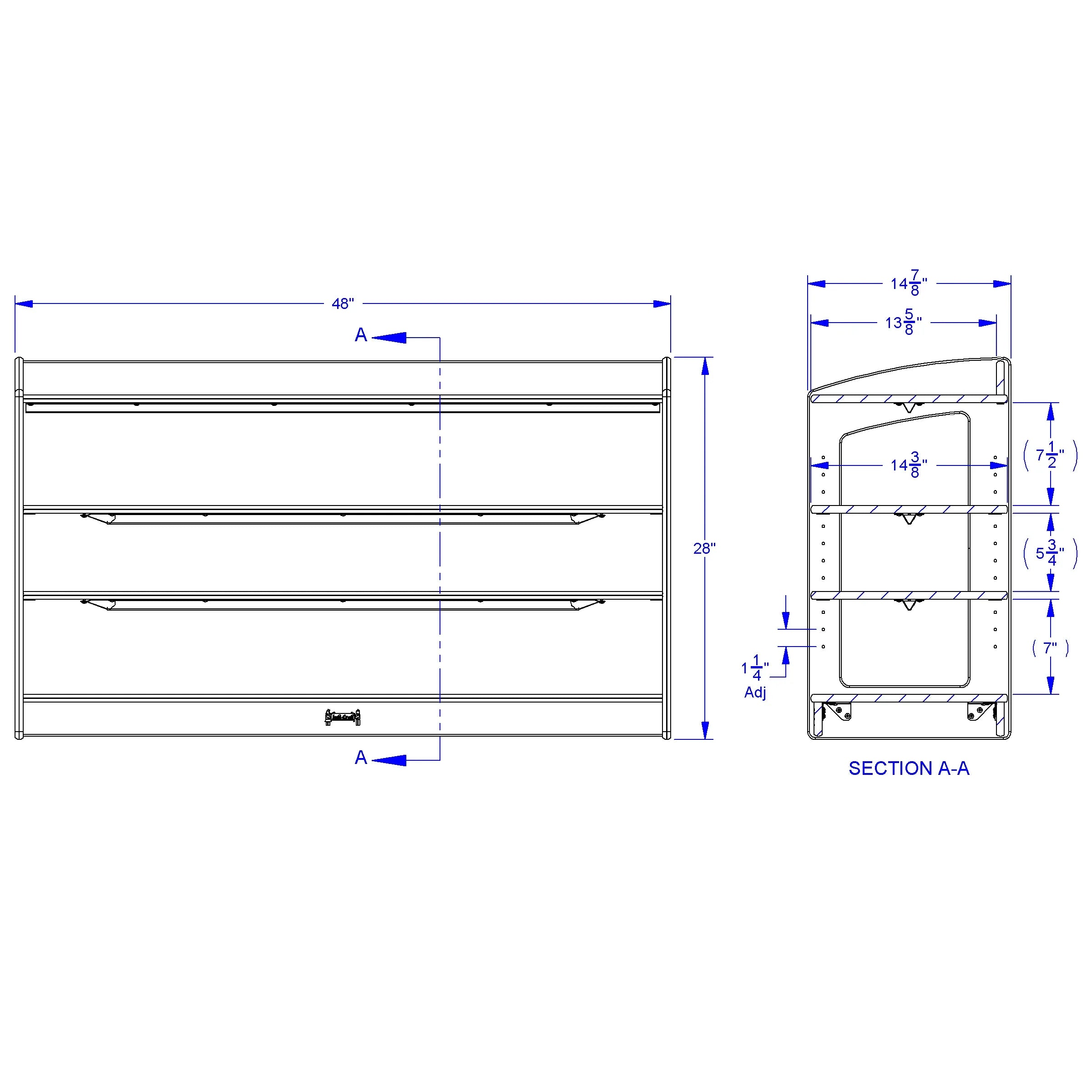Jonti-Craft® Ridgetop Storage - Open View