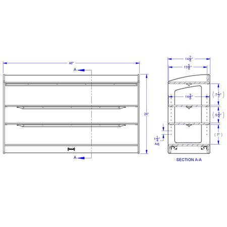 Jonti-Craft® Ridgetop Storage - Open View