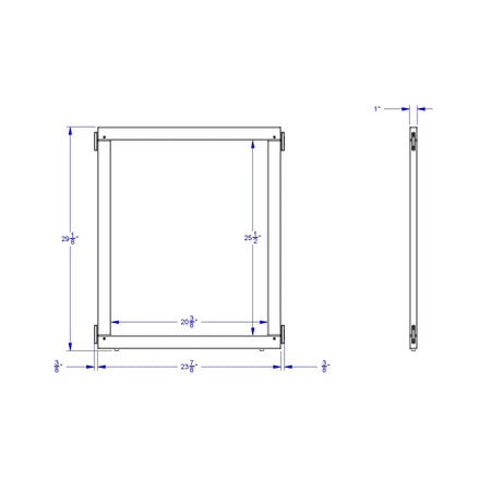 KYDZ Suite® Panel - E-height - 24" Wide - Plywood