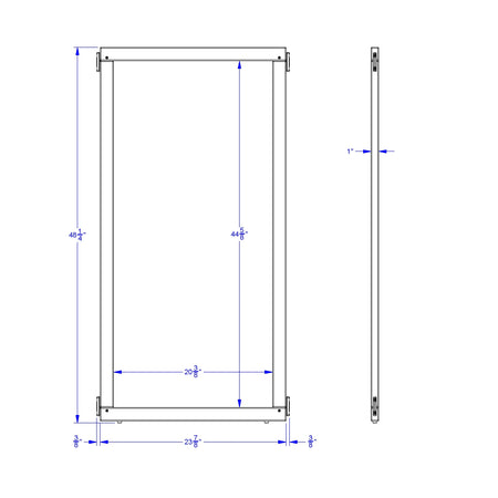 KYDZ Suite® Panel - S-height - 24" Wide - See-Thru