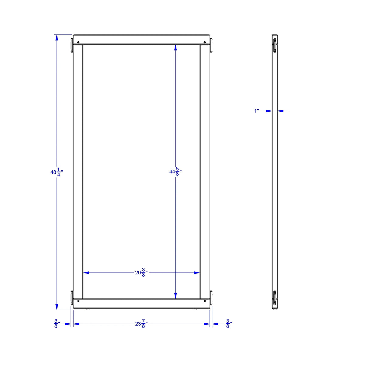 KYDZ Suite® Panel - S-height - 24" Wide - Plywood