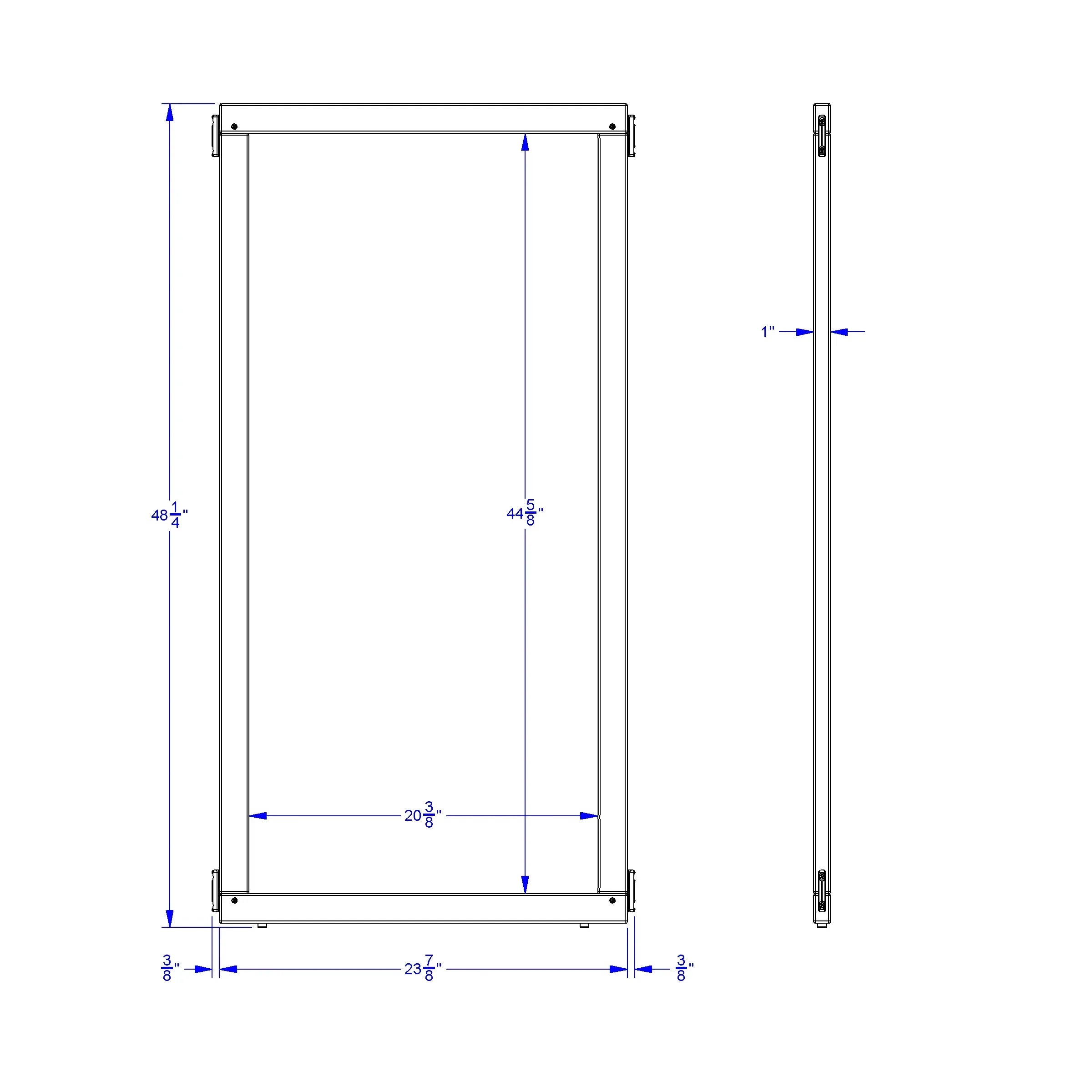 KYDZ Suite® Panel - S-height - 24" Wide - Plywood