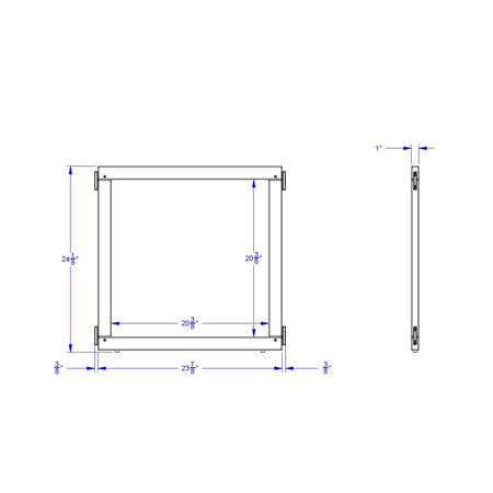 KYDZ Suite® Panel - T-height - 24" Wide - Plywood