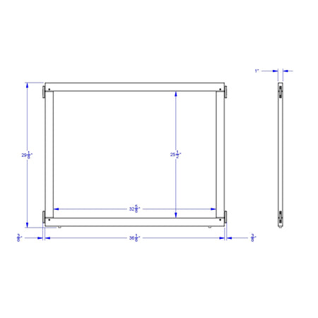 KYDZ Suite® Panel - E-height - 36" Wide - Plywood