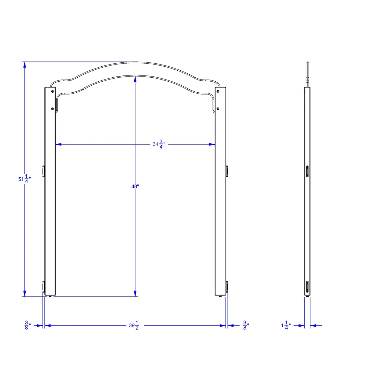KYDZ Suite® Welcome Arch - Short - 51.5" High - E-height