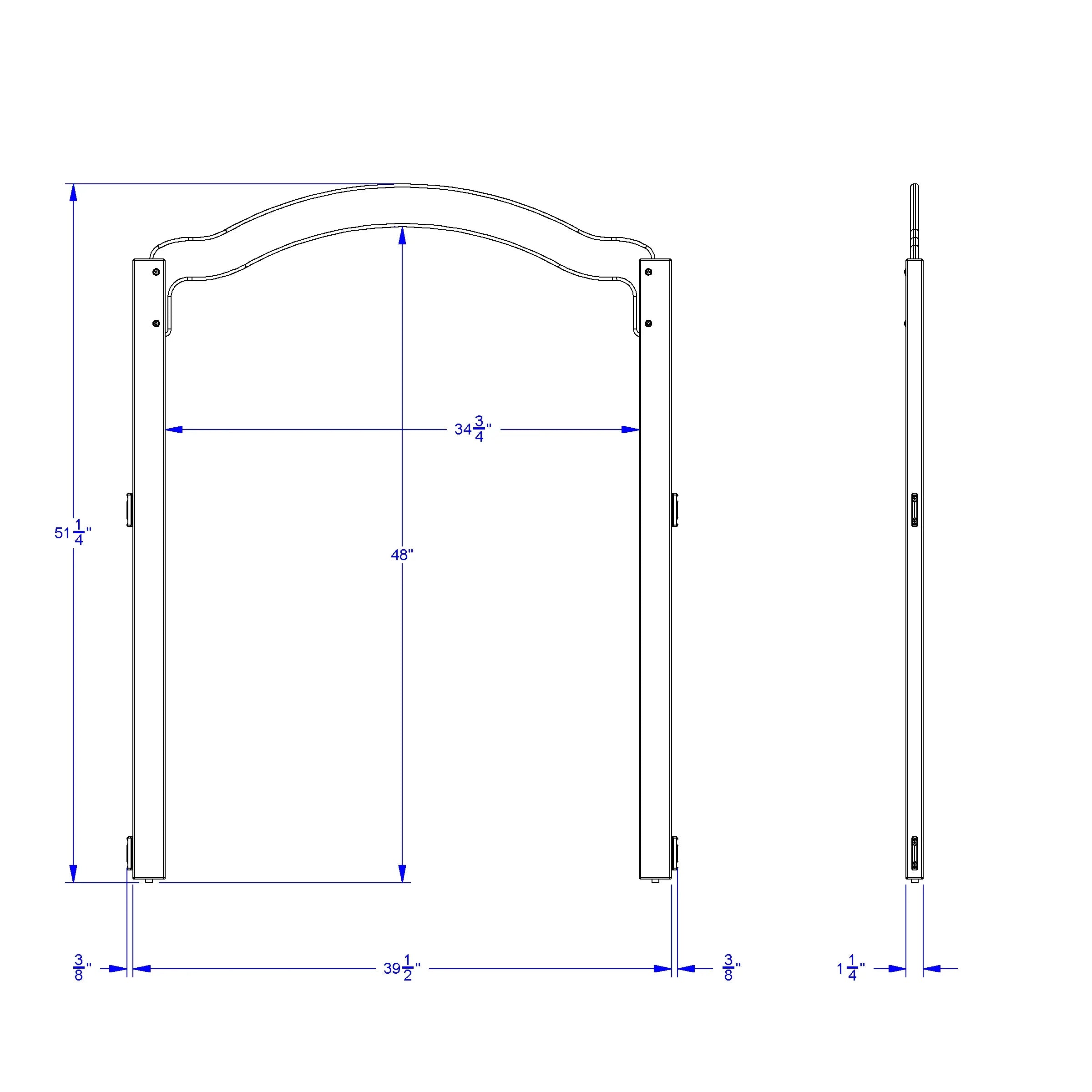 KYDZ Suite® Welcome Arch - Short - 51.5" High - E-height