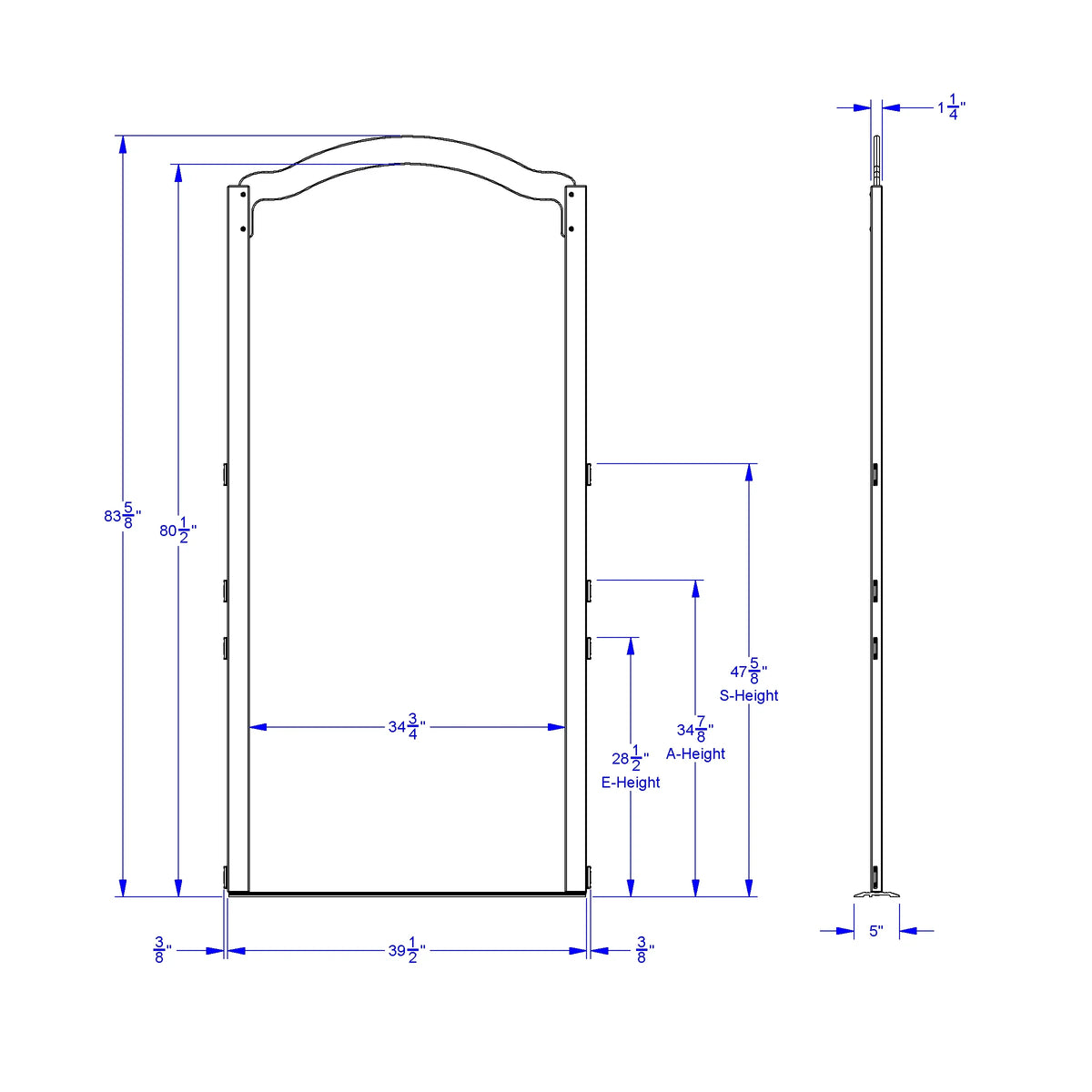 KYDZ Suite® Welcome Arch - Tall - 84" High - A or E-height