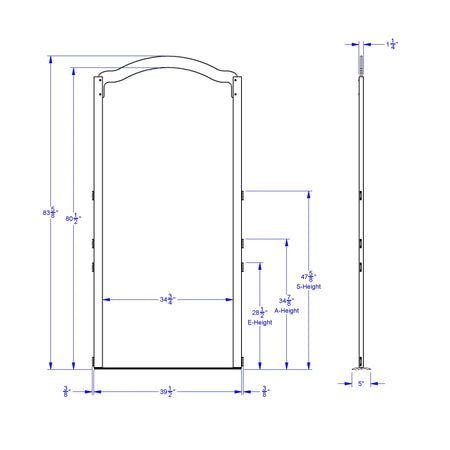 KYDZ Suite® Welcome Arch - Tall - 84" High - A or E-height