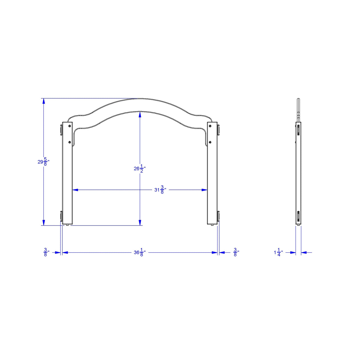 KYDZ Suite® Welcome Arch - Mini - 30" High - T-height
