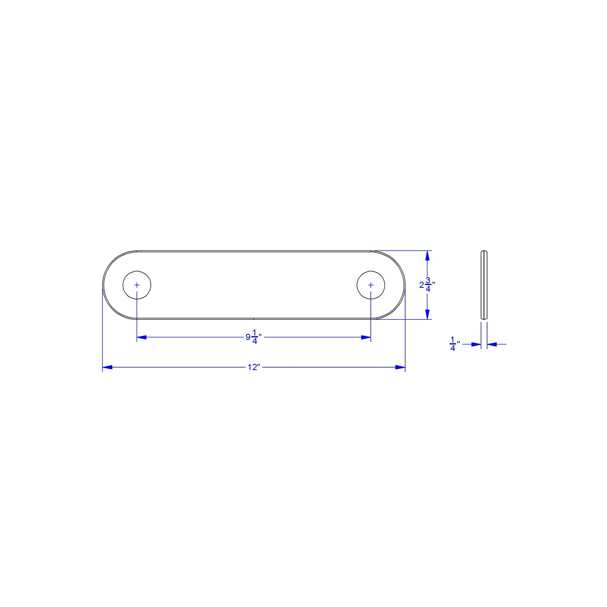 KYDZ Suite® Filler Plate- 12" Deep Unit