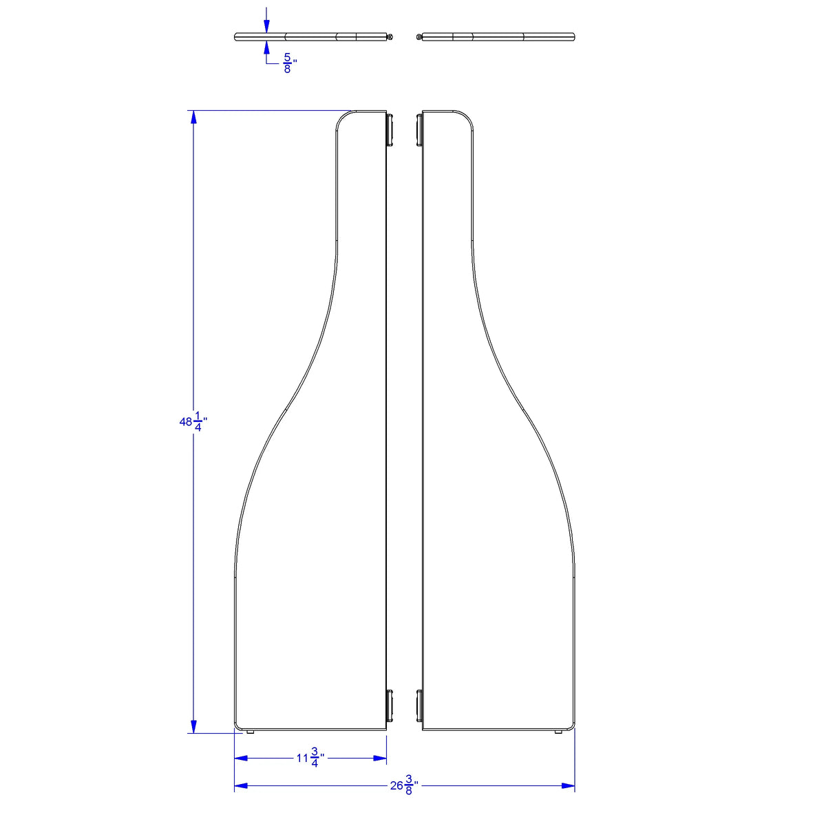 KYDZ Suite® Stabilizer Wing Pair - S-height