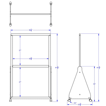 Jonti-Craft® See-Thru Small Mobile Space Divider
