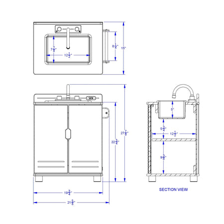 TrueModern® Play Kitchen Sink