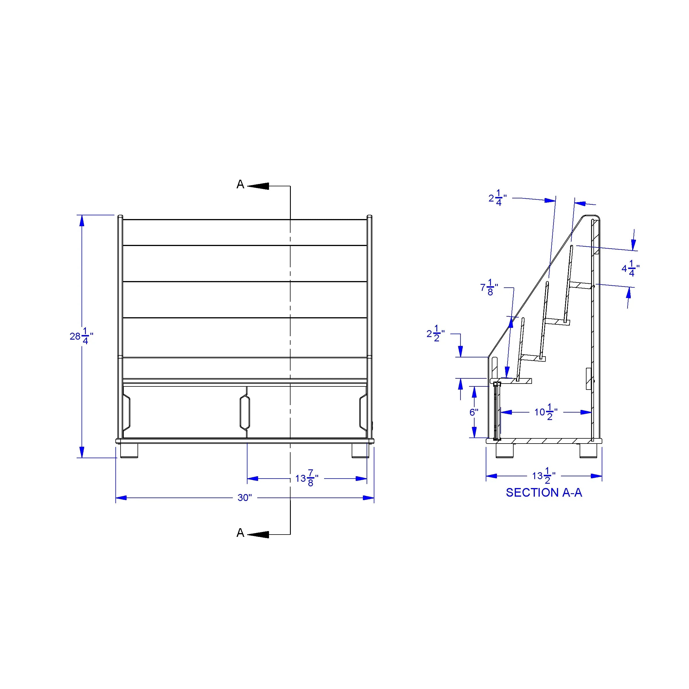 TrueModern® Book Rack