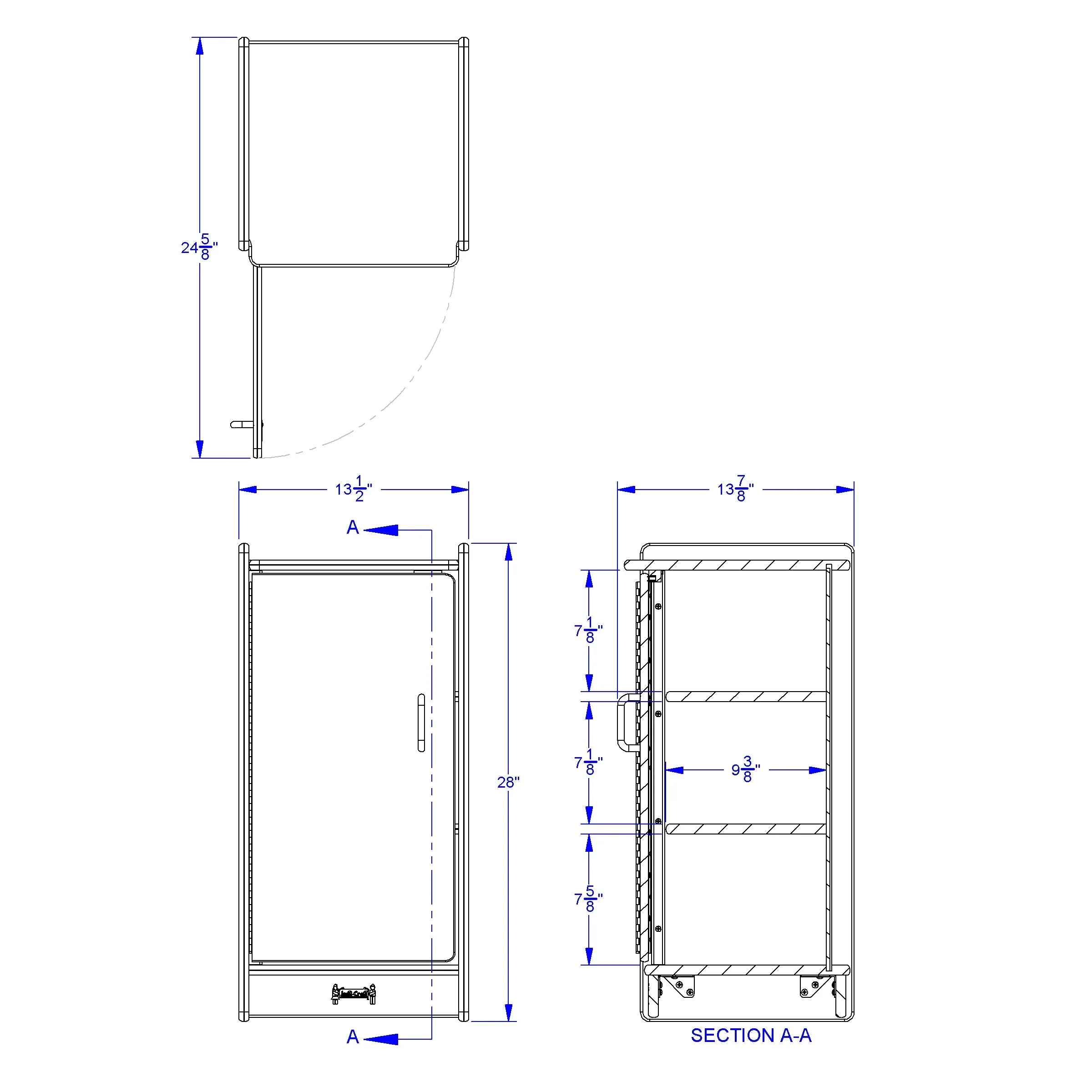 Jonti-Craft® Toddler Contempo Refrigerator