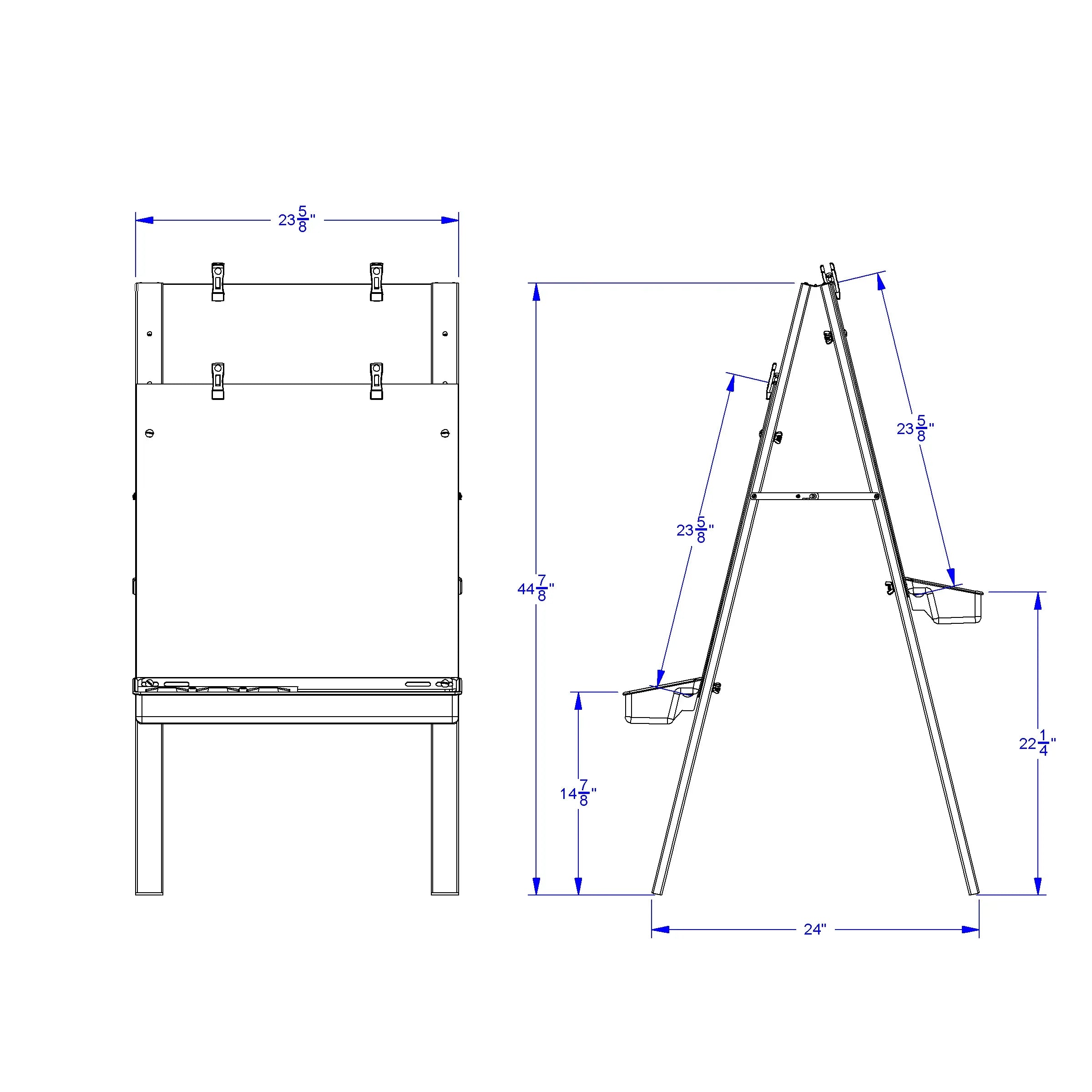 Jonti-Craft® Primary Adjustable Easel