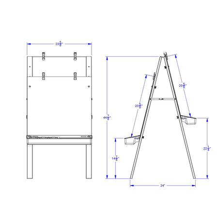 Jonti-Craft® Primary Adjustable Easel