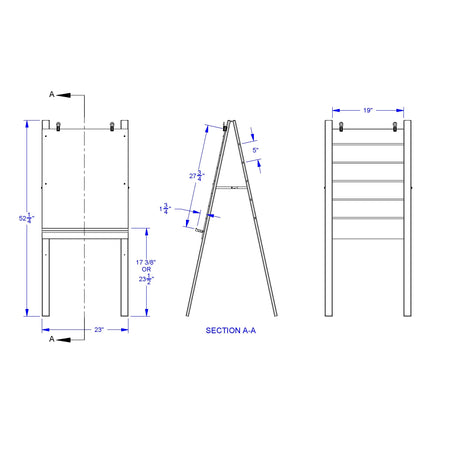 Jonti-Craft® Teachers' Standard Easel - Write-n-Wipe