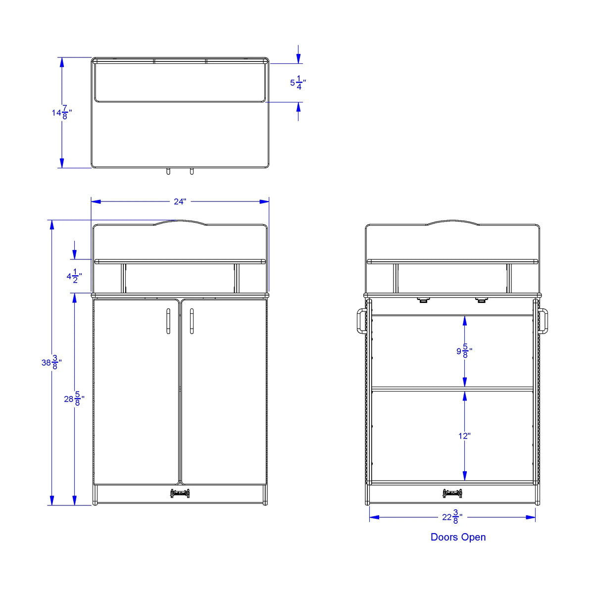 Jonti-Craft® Culinary Creations School Age Kitchen Cupboard