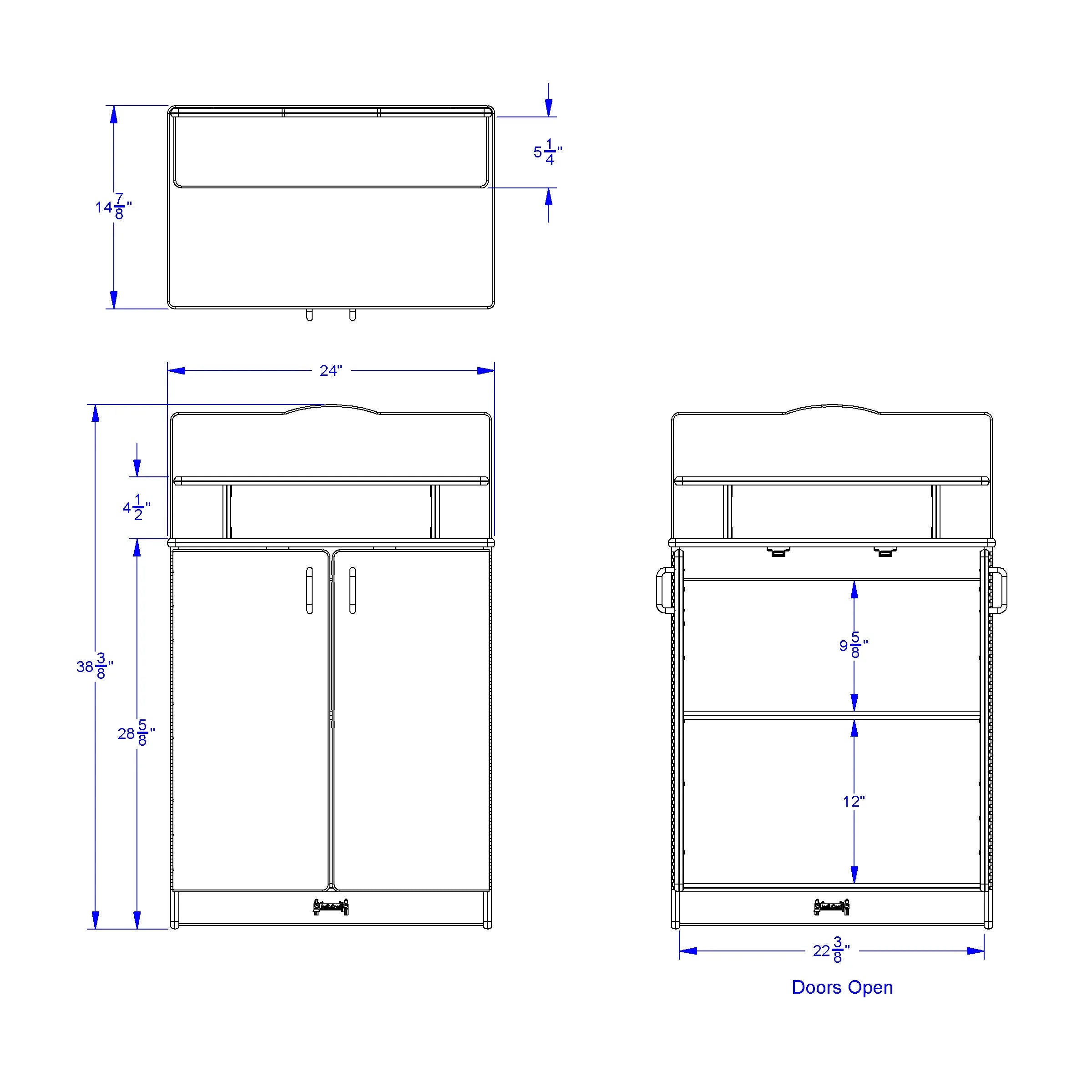 Jonti-Craft® Culinary Creations School Age Kitchen Cupboard