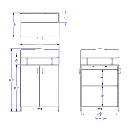 Jonti-Craft® Culinary Creations School Age Kitchen Cupboard