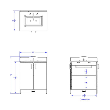 Jonti-Craft® Culinary Creations Play Kitchen Sink