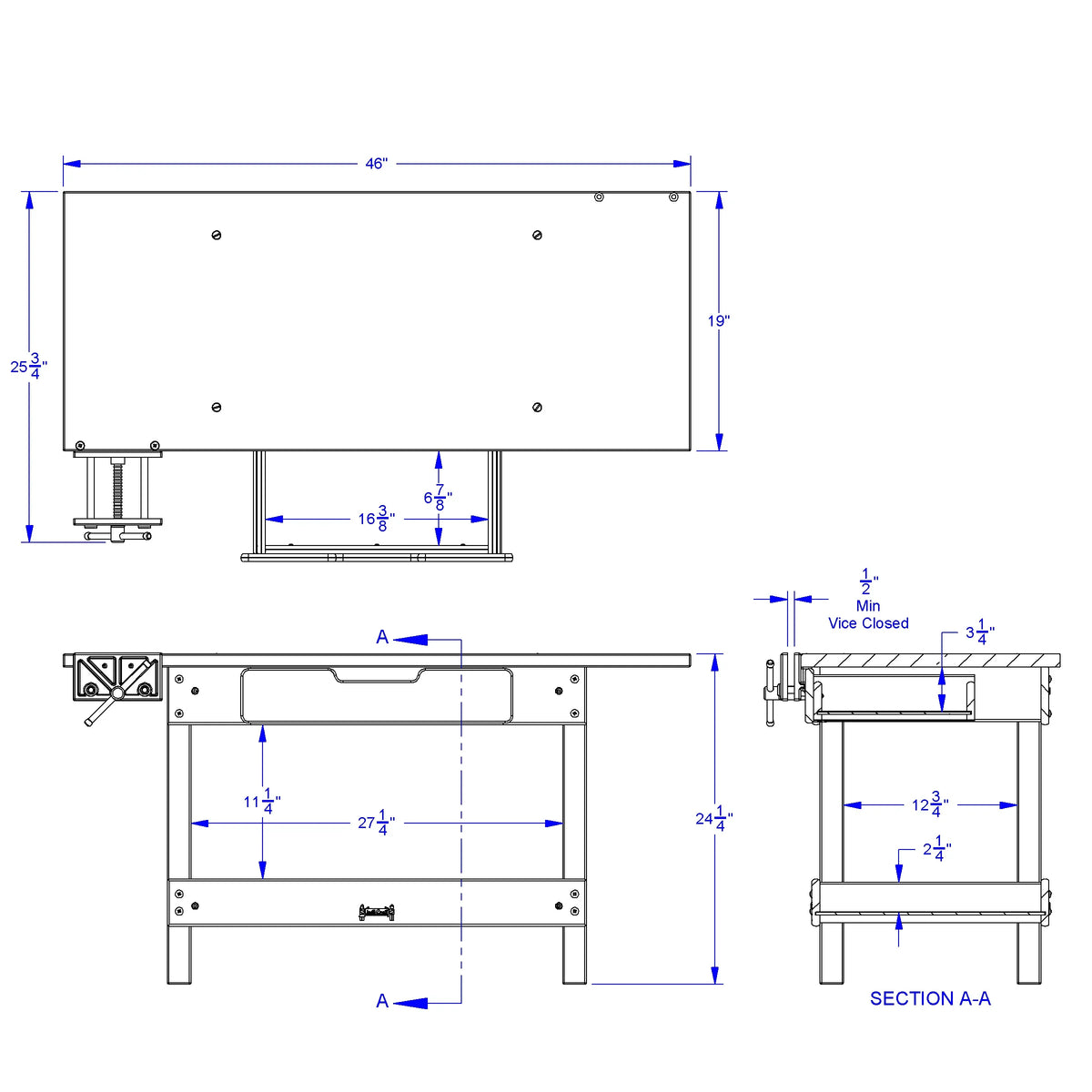 Jonti-Craft® Workbench with Drawer
