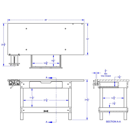 Jonti-Craft® Workbench with Drawer