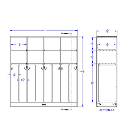 Jonti-Craft® Neat-n-Trim Standard Lockers
