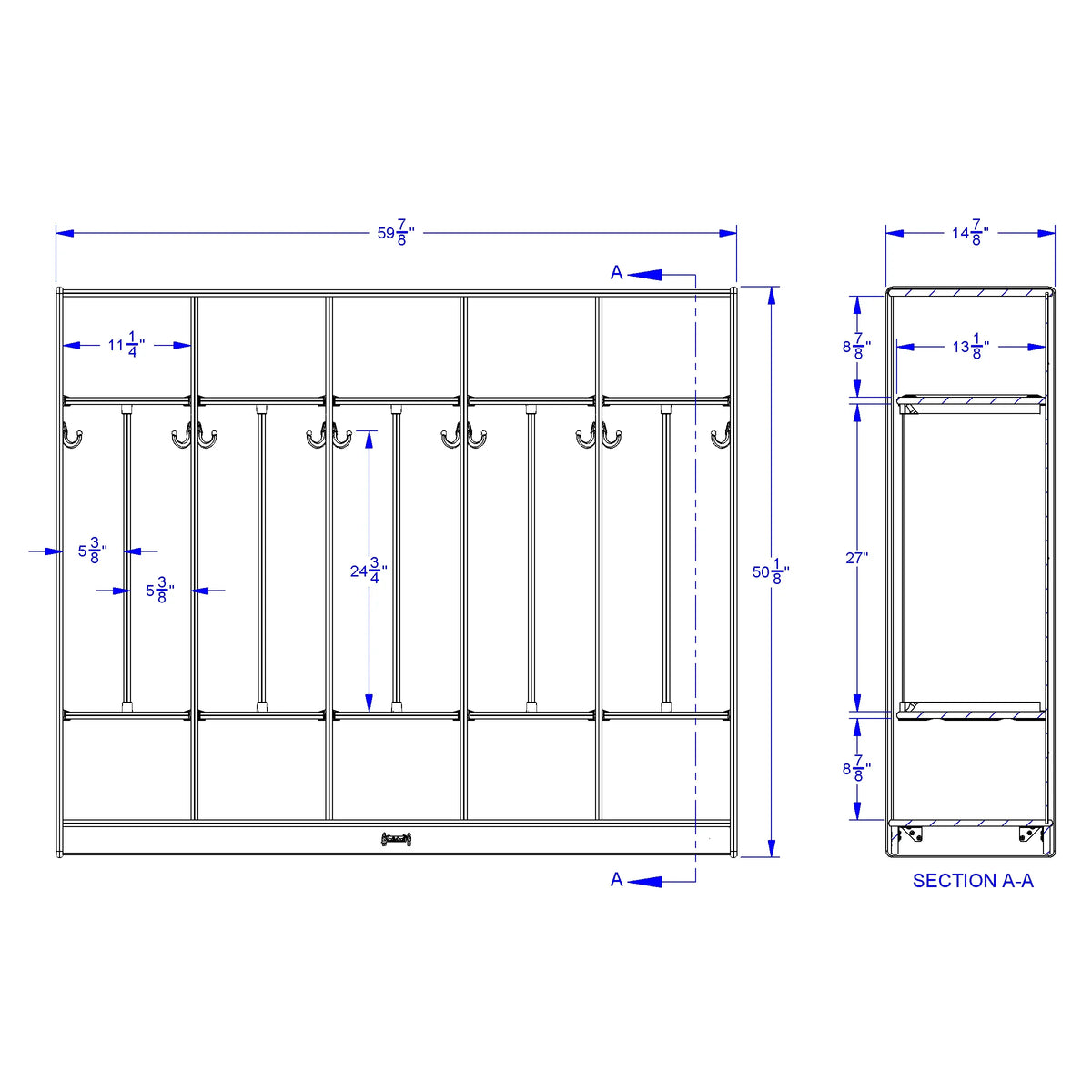 Jonti-Craft® Trim-n-Tidy Large Locker