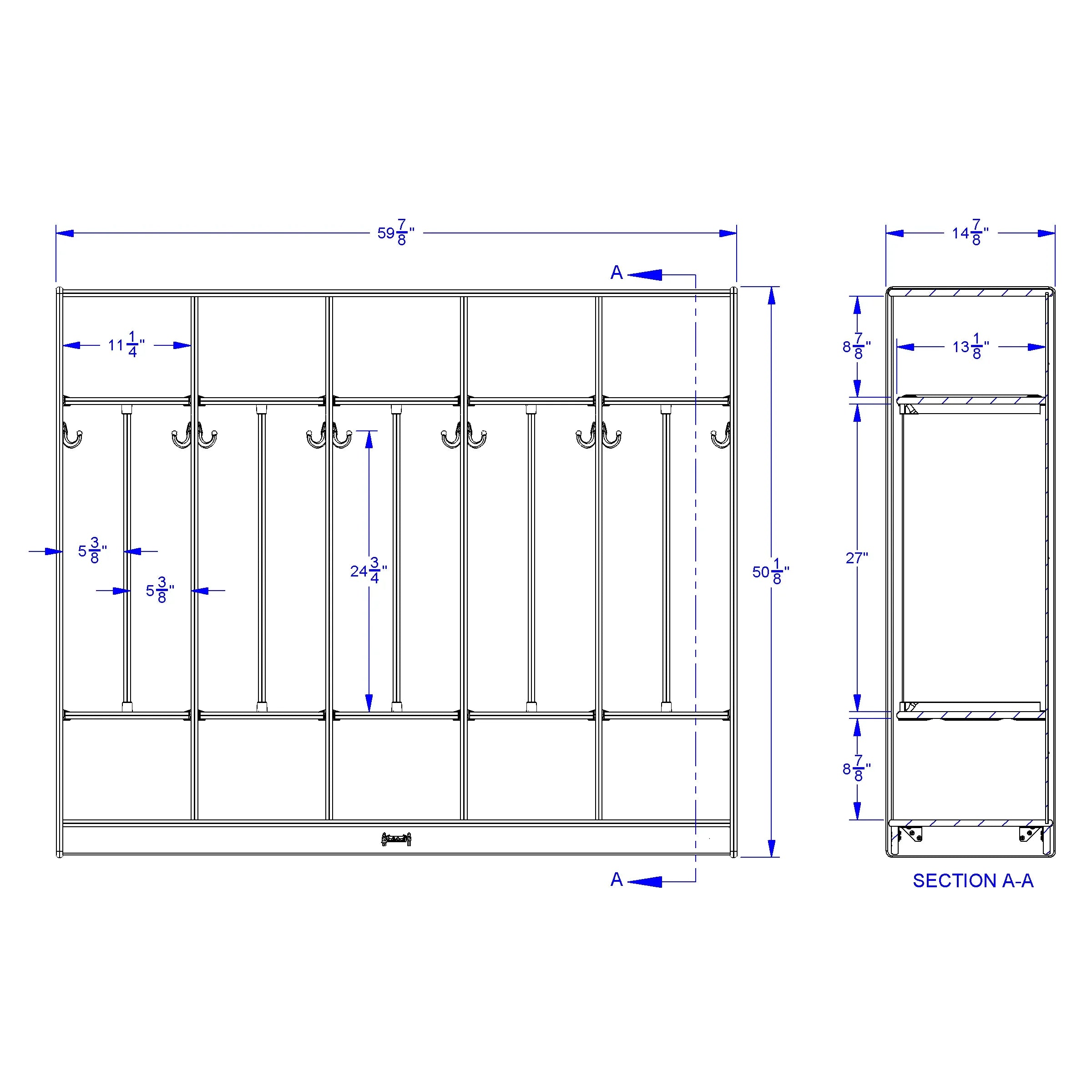 Jonti-Craft® Trim-n-Tidy Large Locker