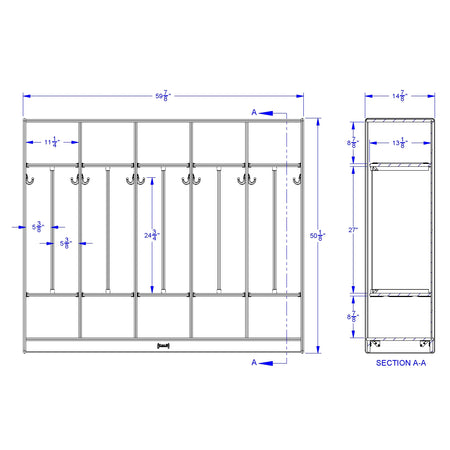 Jonti-Craft® Trim-n-Tidy Large Locker