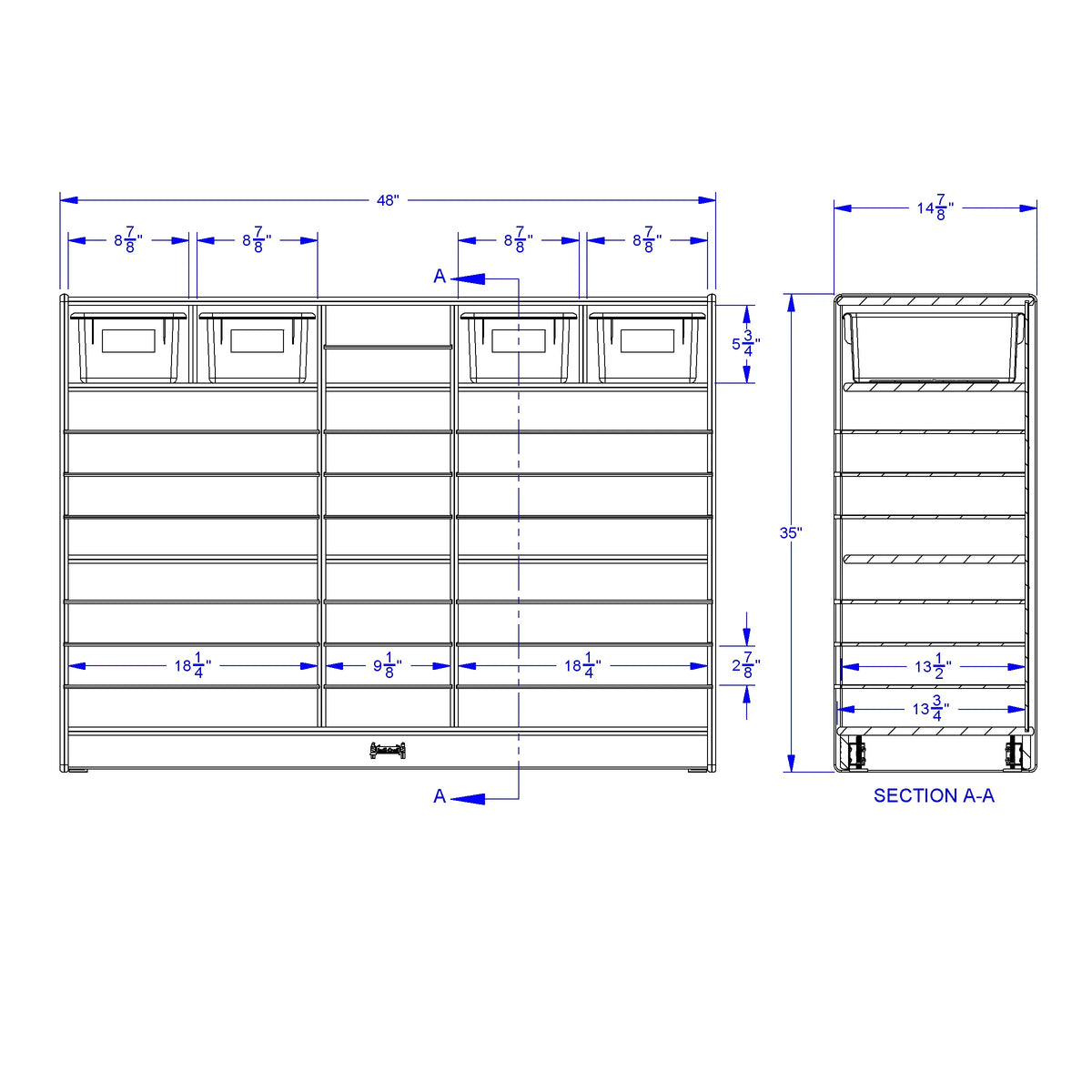 Jonti-Craft® Mobile Paper Center