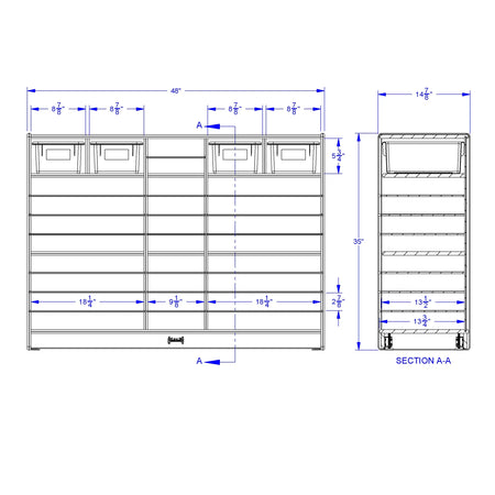 Jonti-Craft® Mobile Paper Center