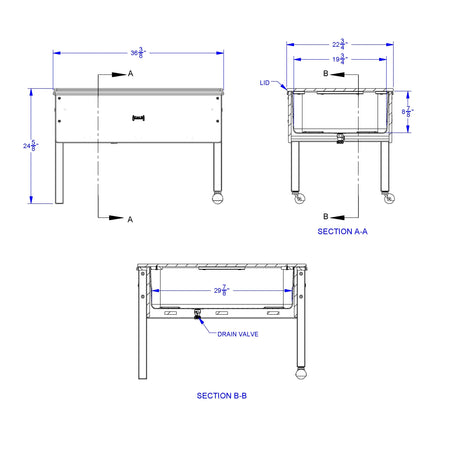 Jonti-Craft® Space Saver Sensory Table