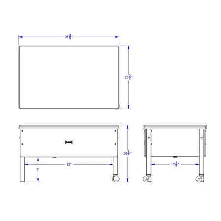 Jonti-Craft® Toddler Space Saver Sensory Table