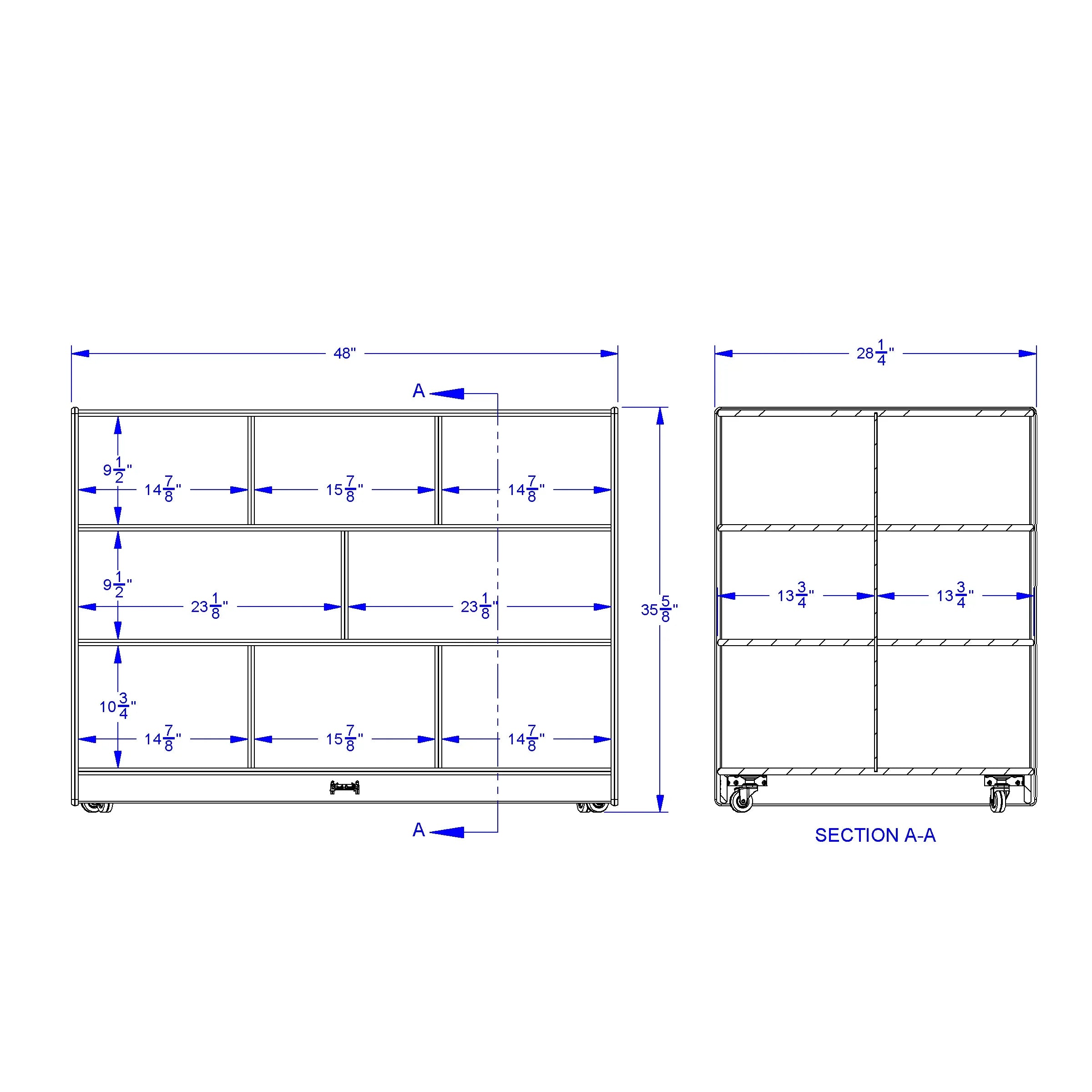 Jonti-Craft® Super-Sized Double-Sided Island