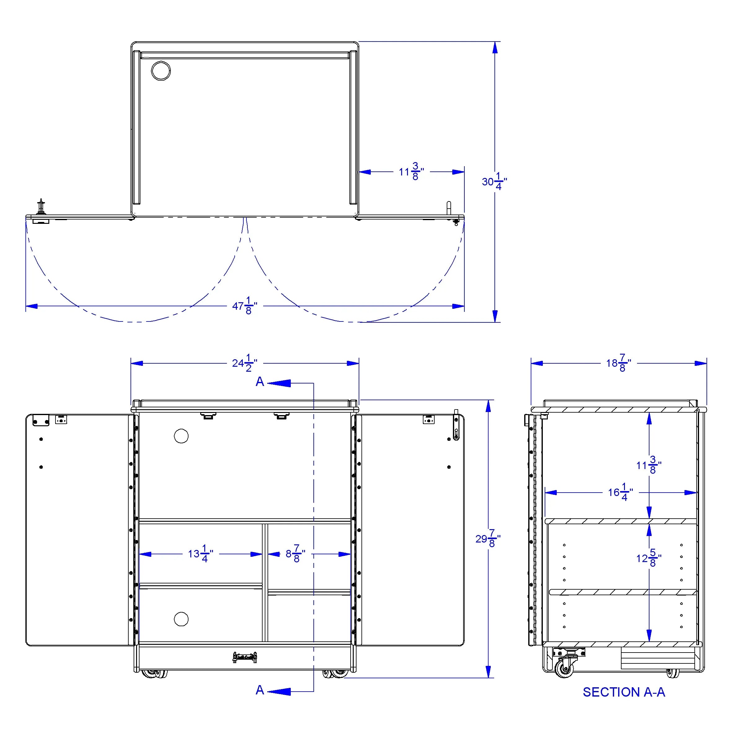 Jonti-Craft® Media Cart - Lockable