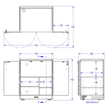 Jonti-Craft® Media Cart - Lockable