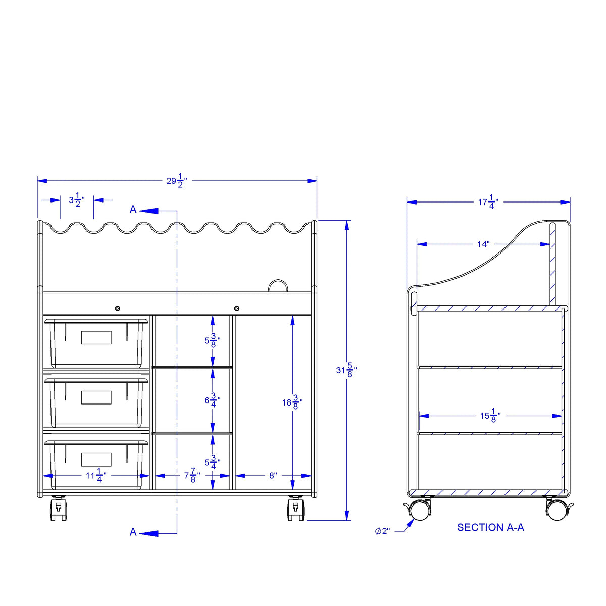 Jonti-Craft® Mobile Audio Cart