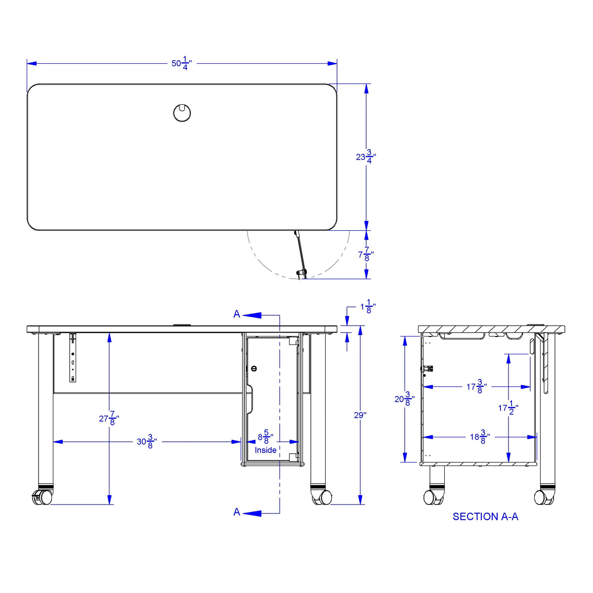 Jonti-Craft® Single Computer Lab Table