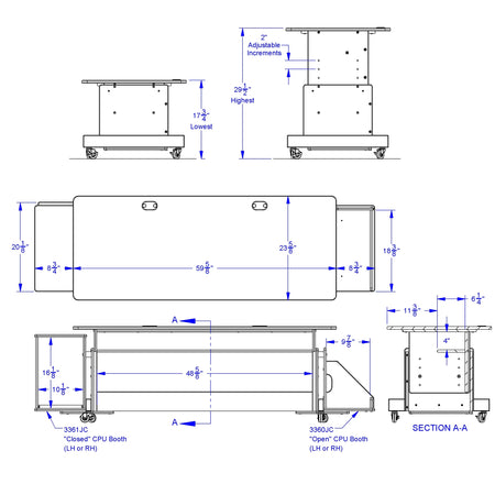 Jonti-Craft® Apollo Double Computer Desk - Maple Top