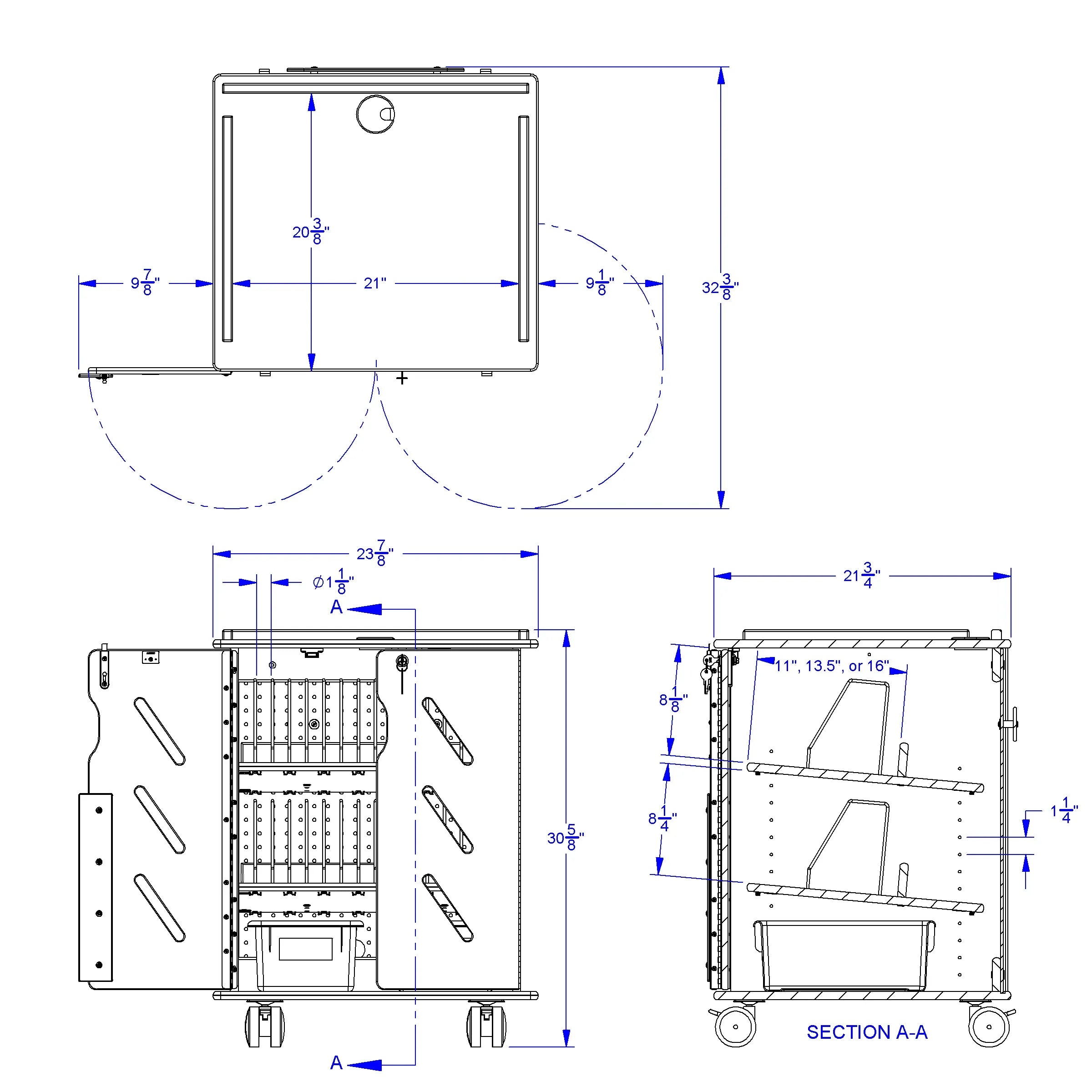 Jonti-Craft® Laptop and Tablet Storage Cart