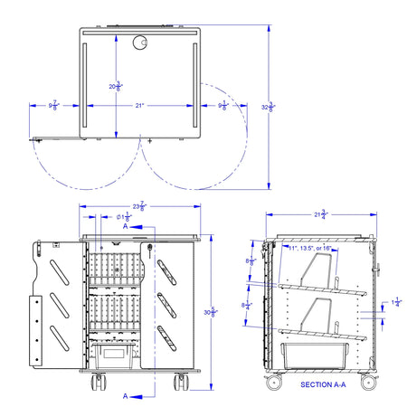 Jonti-Craft® Laptop and Tablet Storage Cart