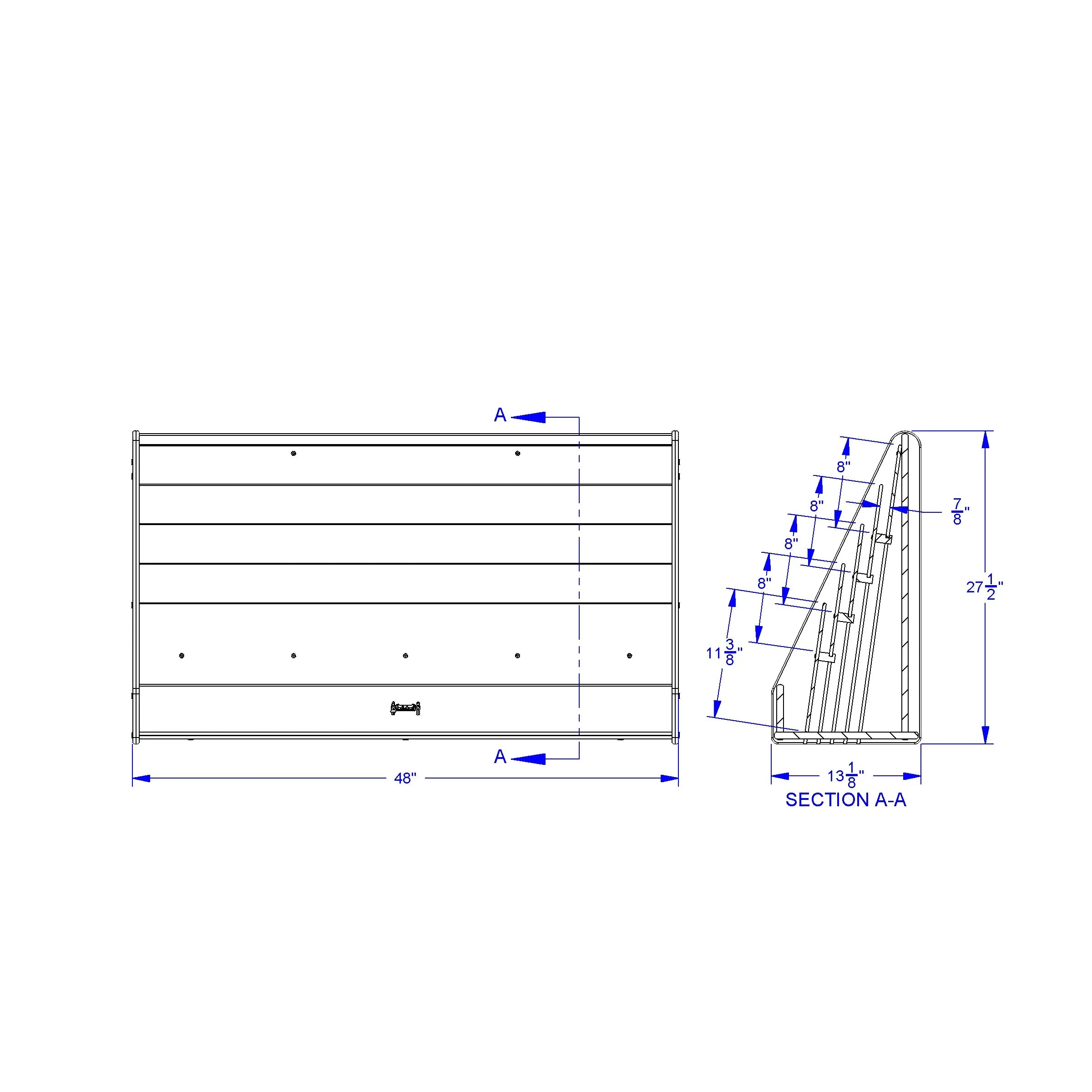 Jonti-Craft® Flushback Extra Wide Pick-a-Book Stand