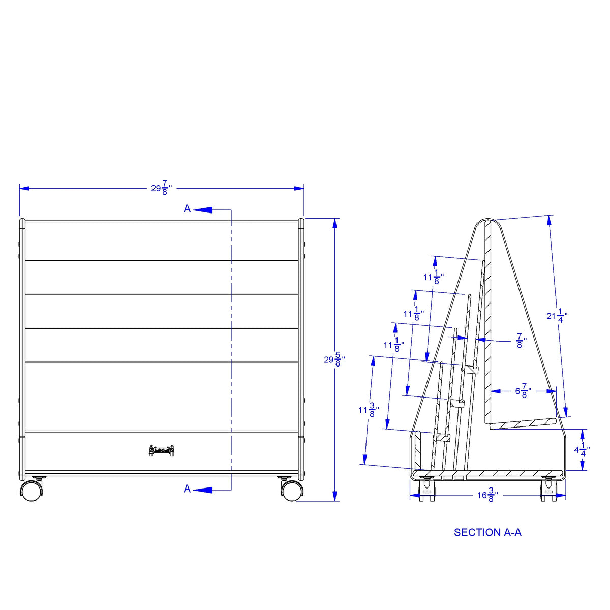 Jonti-Craft® Big Book Pick-a-Book Stand - Mobile
