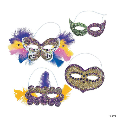 Shaped Cardboard Masks to Decorate - 24/Pkg.