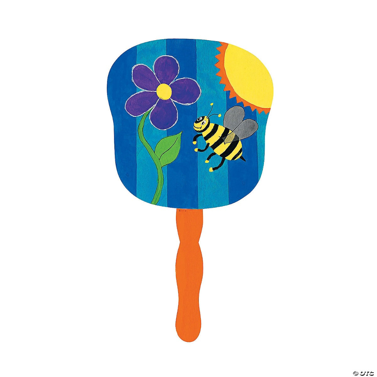 Wood Fans to Decorate - Pack of 12